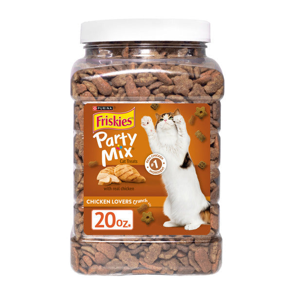 Purina Friskies Party Mix Chicken Lovers Crunch Cat Treats