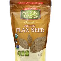 Graines de lin moulues biologiques de Nature's Earthly Choice