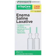 TopCare Enema Saline Laxatif, Paquet Jumeau