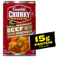 Soupe de bœuf Campbell's avec légumes du pays