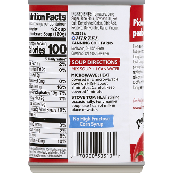 Dei Fratelli Gluten Free Condensed Tomato Soup