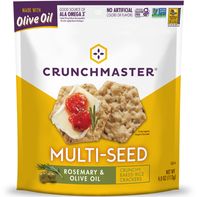 Craquelins Multi-Graines Crunchmaster avec Romarin et Huile d'Olive