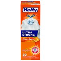 Hefty Tall Kitchen Drawstring Bags - Citrus Twist