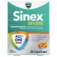 Vicks Sinex Severe LiquiCaps - Soulagement Tout-en-Un