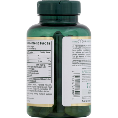 Aceite de Pescado de Nature's Bounty