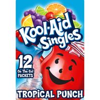 Mezcla de Bebida Kool-Aid Singles Sabor Tropical Punch