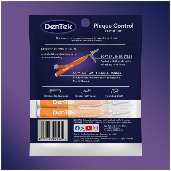 Limpiadores Interdentales DenTek Plaque Control Easy Brush