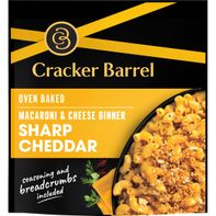 Macaroni au fromage cuit au four Cracker Barrel au cheddar fort