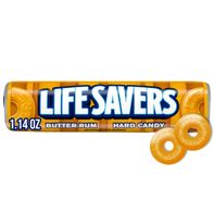 Bonbons durs Life Savers au beurre et au rhum