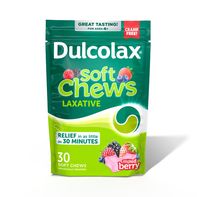 Dulcolax Saline Laxative Soft Chews, Sabor a Frutas Mixtas