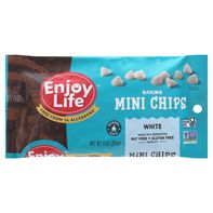 Disfruta de las Mini Chips para Hornear de Enjoy Life Foods - Blancas