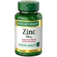 Zinc de Nature's Bounty pour le soutien immunitaire