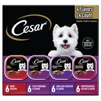 Cesar Loaf in Sauce Adult Wet Dog Food - Beef Flavor