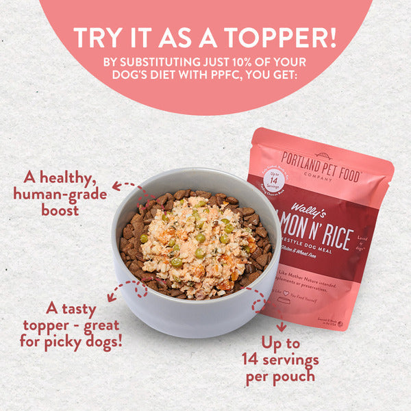 Wally's Salmón y Arroz de Portland Pet Food Company