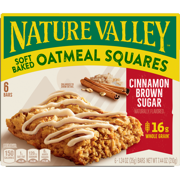 Nature Valley Cinnamon Brown Sugar Soft-Baked Oatmeal Squares