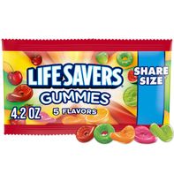 Caramelos Gummy Sabores Life Savers Tamaño para Compartir
