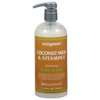 Gel Douche Nourrissant Renpure au Lait de Coco