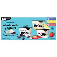 Noosa Whole Milk Yogurt - Blueberry, Lemon, Strawberry Rhubarb
