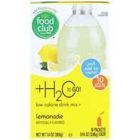 Food Club +H2O À Emporter ! Limonade Boisson Faible en Calories