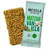 Barre de Protéine Crispy Mezcla Puff - Saveur Matcha Vanille