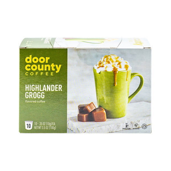 Door County Coffee Highlander Grogg Single Serve Cups