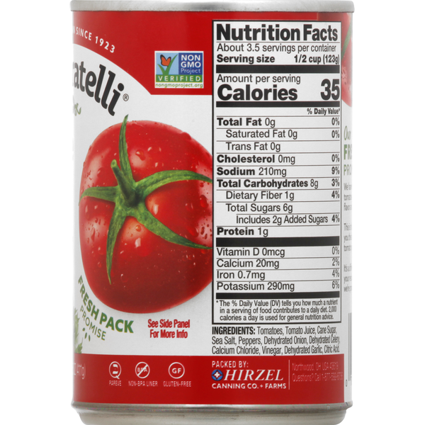 Tomates Diced Petite Dei Fratelli con Cebolla, Apio y Pimientos