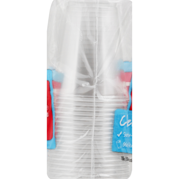 Vasos Desechables Transparentes SOLO - 10 Onzas