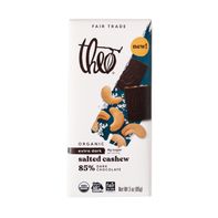 Chocolat noir 85 % aux noix de cajou salées Theo