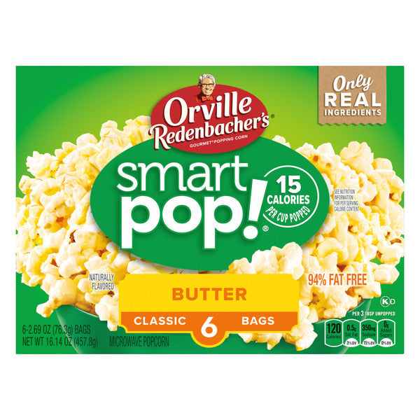 Orville Redenbacher Smart Pop! Butter Microwave Popcorn
