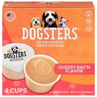 Galletas estilo helado Dogsters para perros, placer quesoso