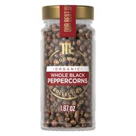 Poivre noir entier biologique McCormick Gourmet