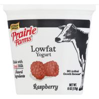 Yogur bajo en grasa de frambuesa Prairie Farms