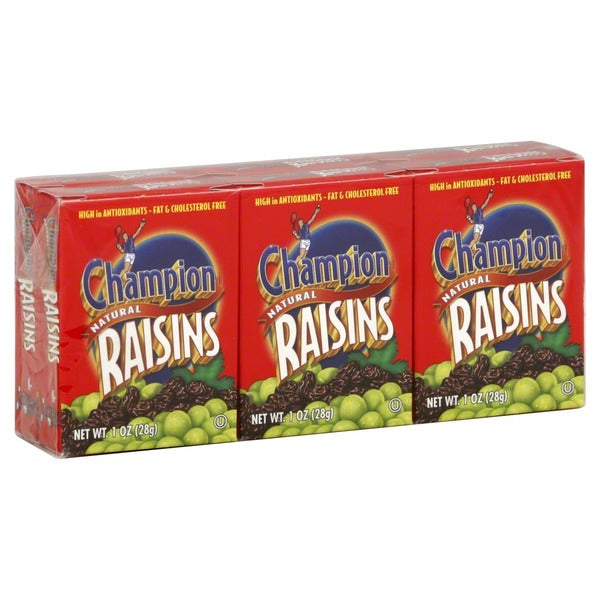 Raisins Champion, Naturels