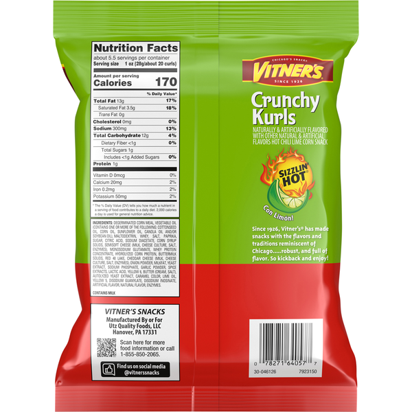 Kurls Crujientes de Vitner, Picante Sizzlin'