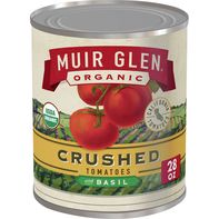 Tomates triturados orgánicos Muir Glen con albahaca