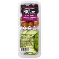 Pro2snax Sliced Apples with Chocolatey Caramels & Pretzels