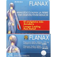 Comprimés de Flanax pour soulager la douleur et réduire la fièvre