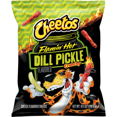 Cheetos Snacks Crujientes con Sabor a Queso - Pepinillo Picante Flamin' Hot