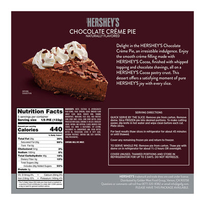 Tarte Crème au Chocolat Hershey's