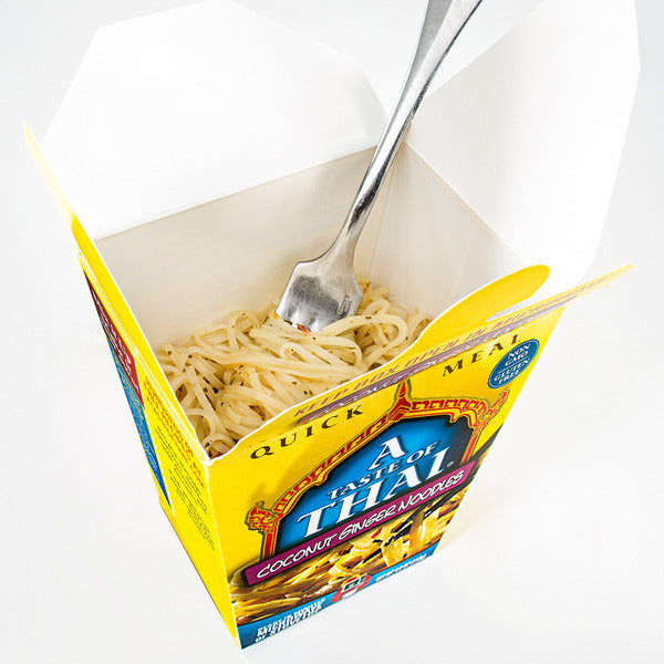 Un Sabor de Tailandia: Fideos de Coco y Jengibre Comida Rápida