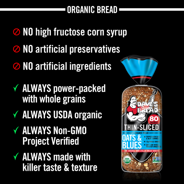 Dave's Killer Bread Oats & Blues Thin-Sliced