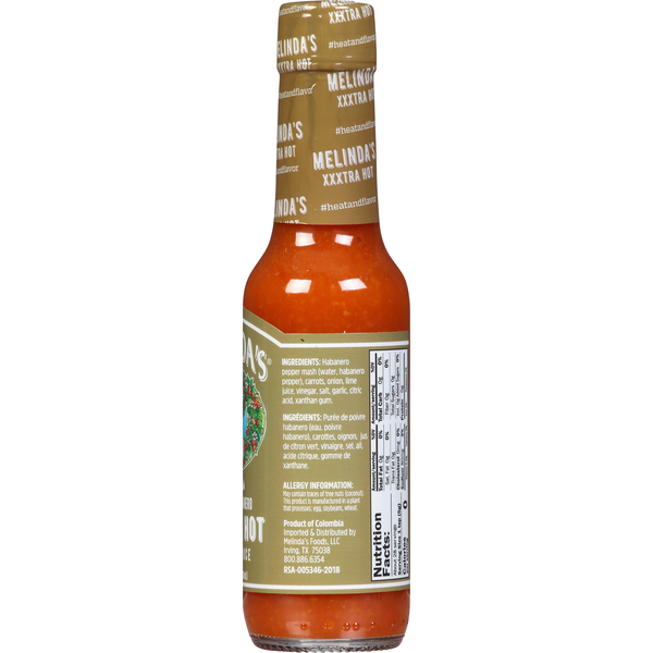 Salsa de Pimiento Habanero Original de Melinda - Xxxtra Picante