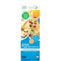 Claras de Huevo Food Club, 100% Líquidas