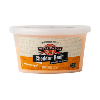 Queso para untar Weyauwega Cheese Cheddar Beer
