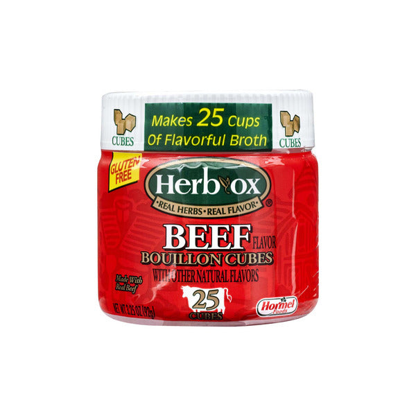 Cube de bouillon de boeuf HERB-OX, 3,25 OZ