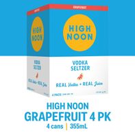 High Noon Grapefruit Vodka Seltzer