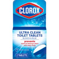 Clorox Ultra Clean Toilet Tablets with Bleach