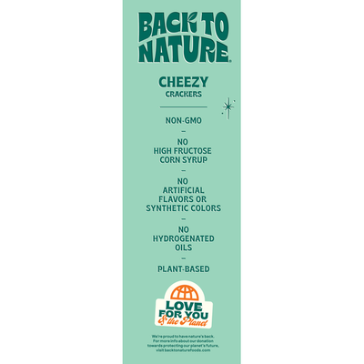 Back to Nature Cheezy Crackers