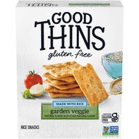 GOOD THINS Garden Veggie Snacks de Arroz Sin Gluten