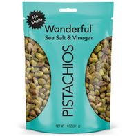 Maravillosos Pistachos Sin Cáscara con Sal Marina y Vinagre